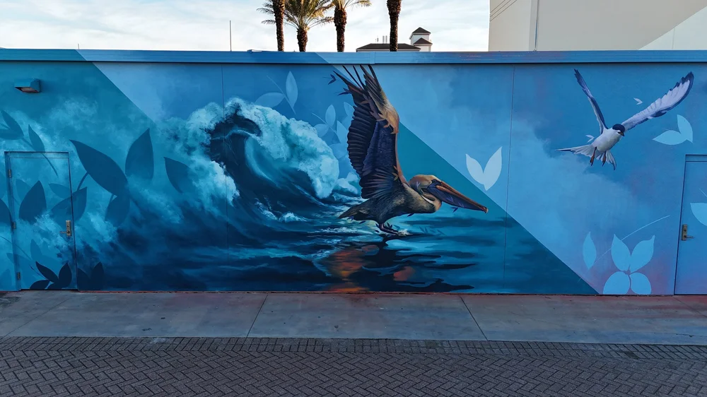 Jacksonville Beach Seawalk Pavilion Mural by Ernesto Maranje